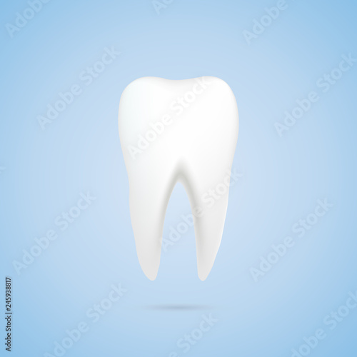 Tooth with shadow