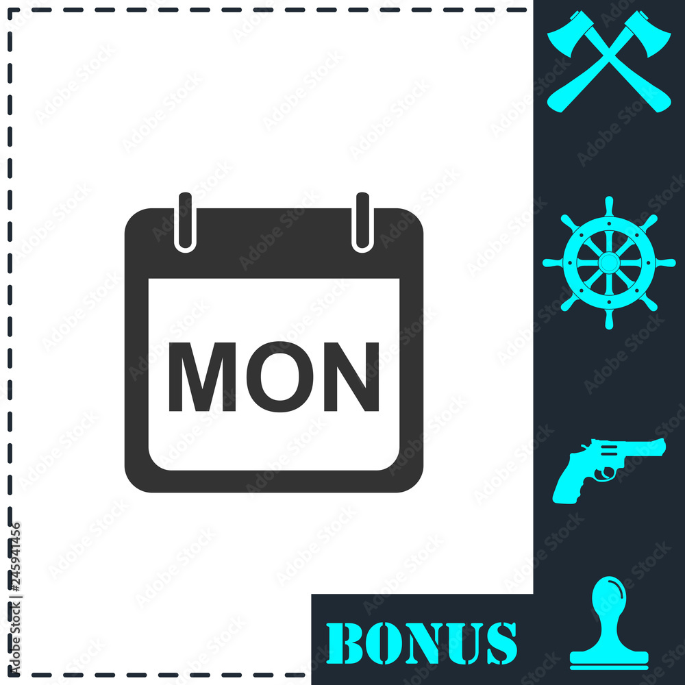 Calendar icon flat Calendar icon flat