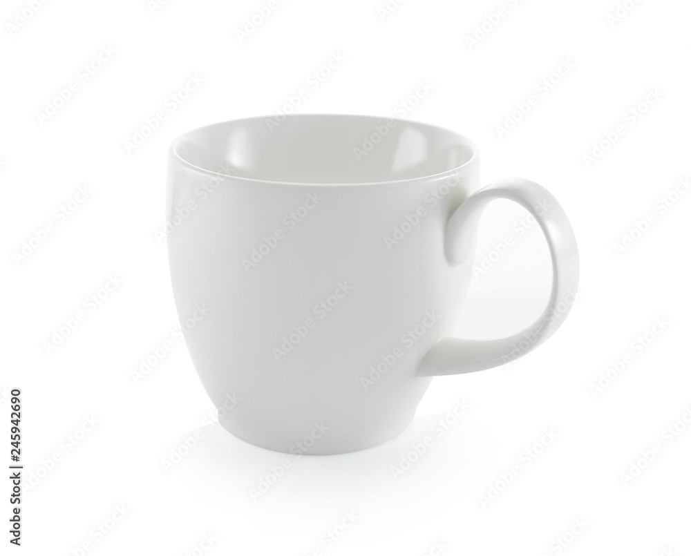 white ceramic cup on white background white ceramic cup on white background