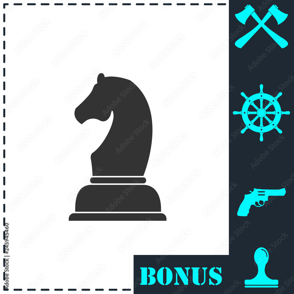 Chess icon flat Chess icon flat
