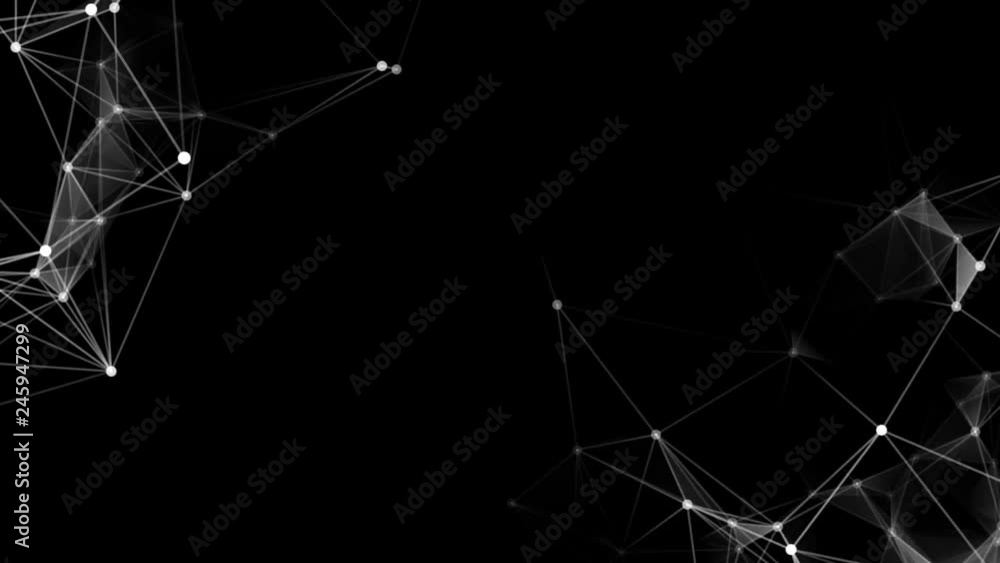 Particle coupling. Abstract digital background. . Seamless loop. Particle coupling. Abstract digital background. . Seamless loop.