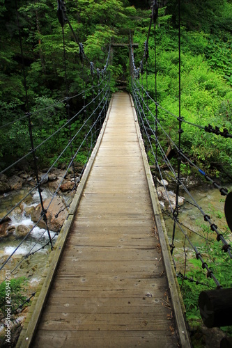 上高地の三本滝近くの橋