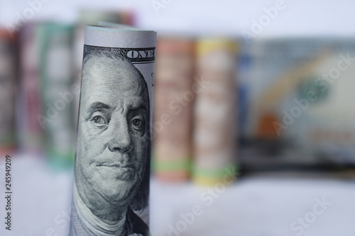  US dollar and Ukrainian hryvnia exchange rate, American and Ukrainian money