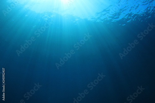 Underwater blue background in sea  © Richard Carey