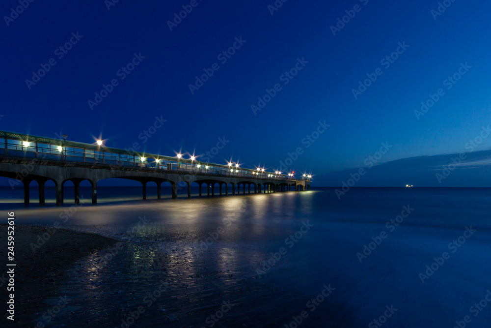 The Boscombe Pier by Night