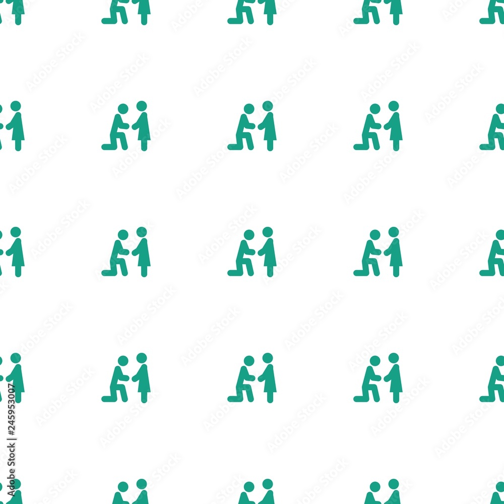marriage proposal icon pattern seamless white background marriage proposal icon pattern seamless white background