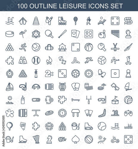 leisure icons photo