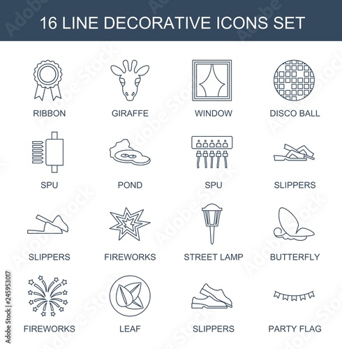 decorative icons