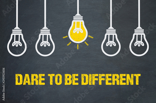 Foto Dare to be different