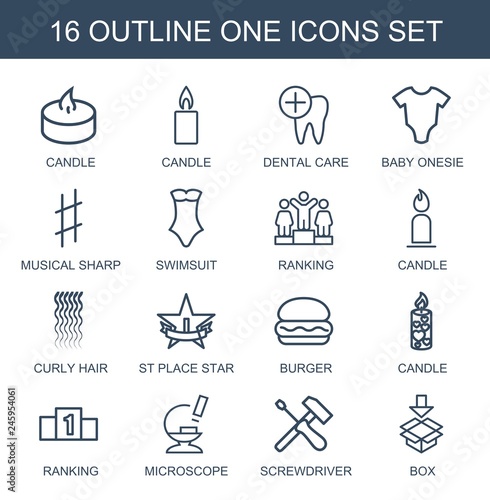 16 one icons