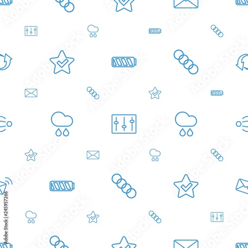 interface icons pattern seamless white background