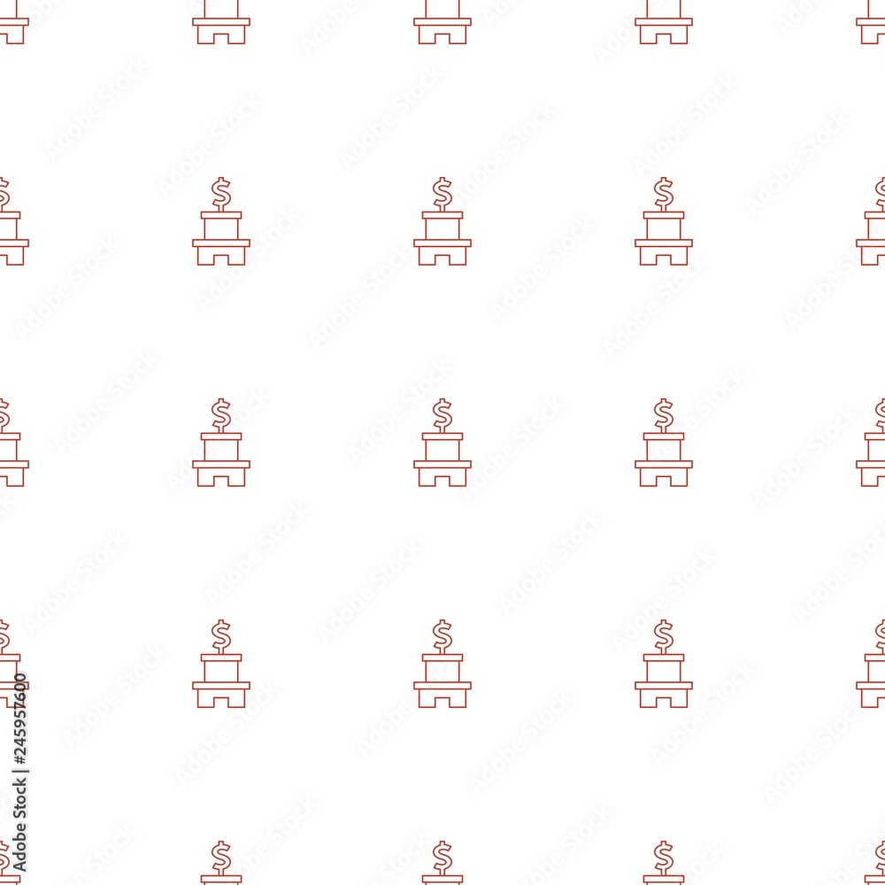 bank icon pattern seamless white background