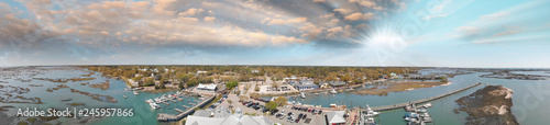 Georgetown aerial view in spring season, South Carolina