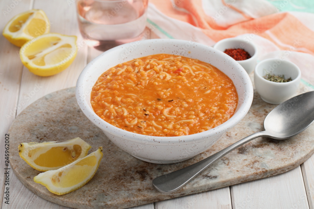 Lentil Soup with Vermicelli Noodles Lentil Soup with Vermicelli Noodles