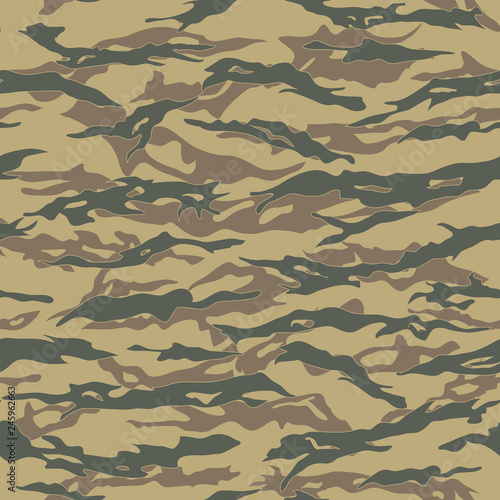 Desert Tiger stripe Camouflage seamless patterns