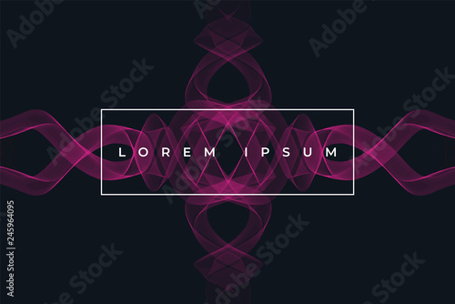 Abstract background with liquid dynamic fluid lines. Vector EPS