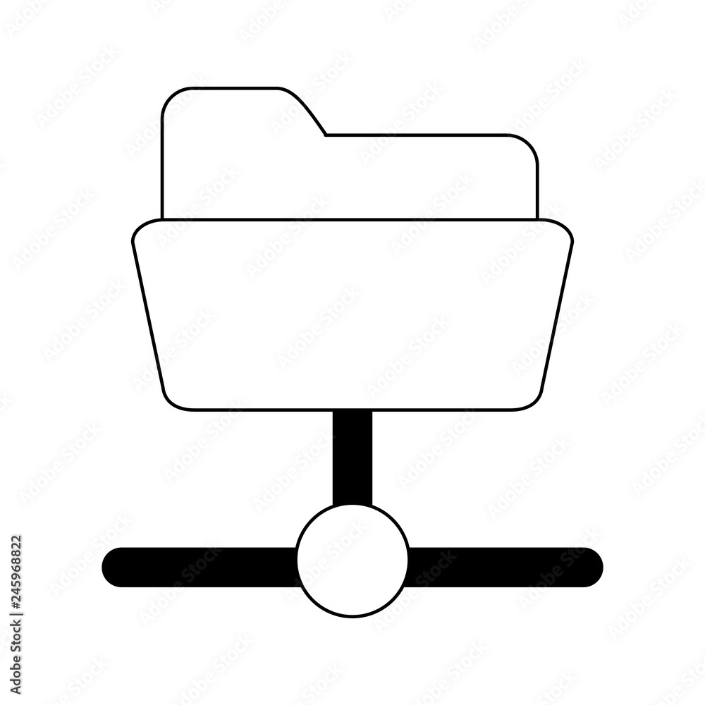 digital folder technology in black and white digital folder technology in black and white