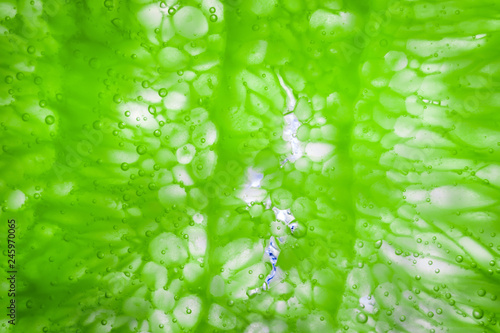 lime fruit close-up macro