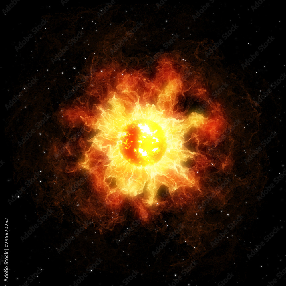Big star. Fire ball. Big star. Fire ball.