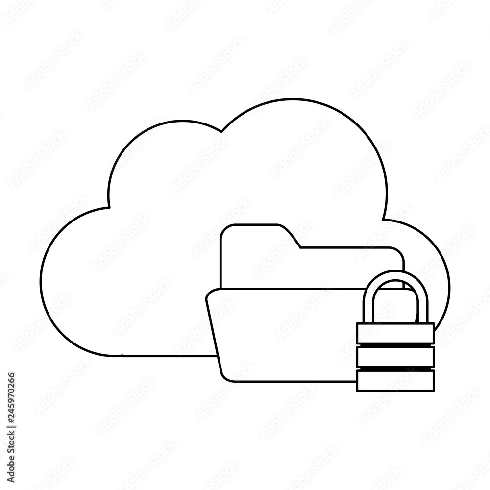 cloud computing technology in black and white cloud computing technology in black and white