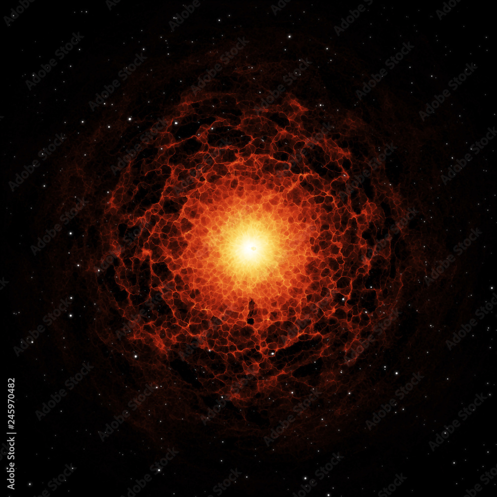 Space nebula. Stock Illustration | Adobe Stock