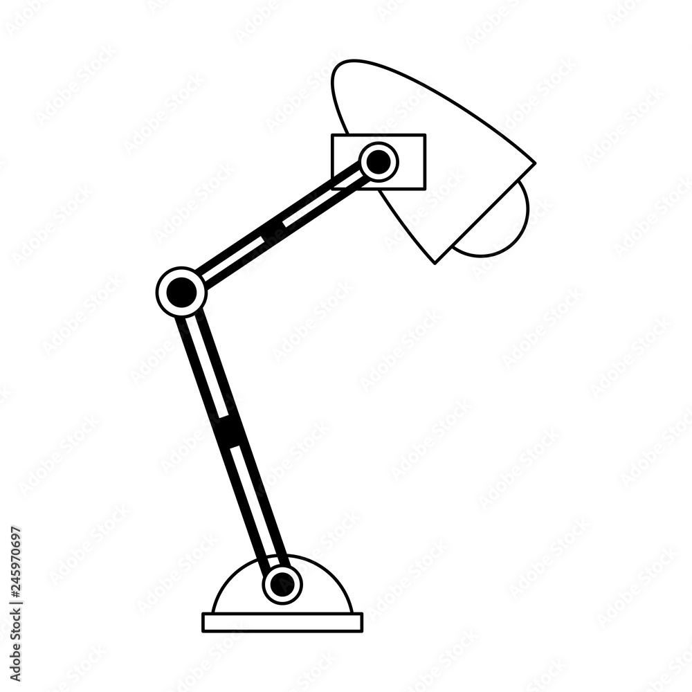 desk light lamp in black and white desk light lamp in black and white