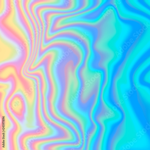 Holographic iridescent abstract background. It can be used for posters, cards, flyers, brochures, magazines and any kind of cover