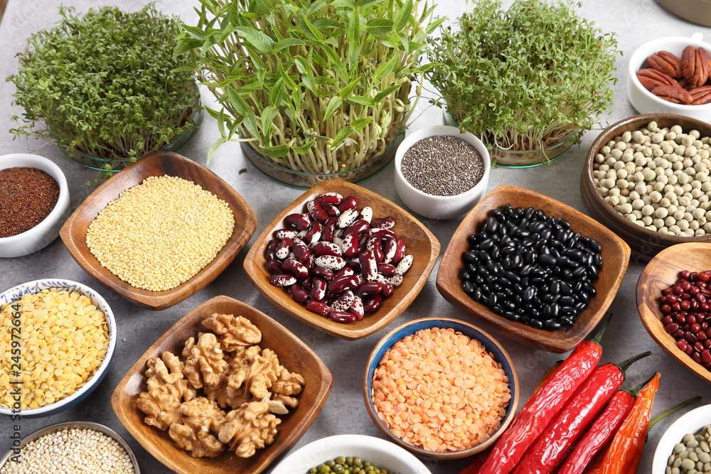 Healthy organic food. Healthy organic food.