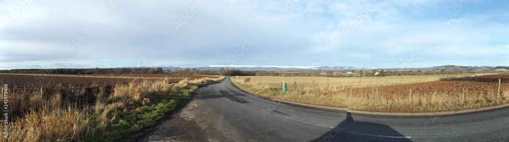 road in the countryside