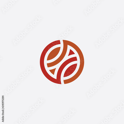 basketball logo design icon symbol vector