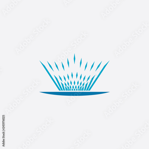 fountain icon vector illustration symbol