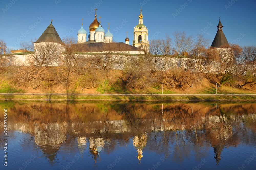 Ancient monastery. Moscow, Russia. Ancient monastery. Moscow, Russia.