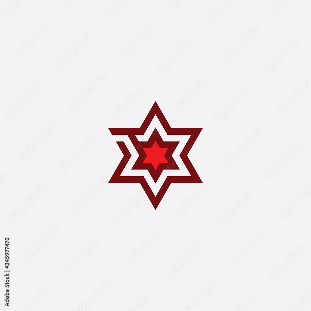 red star vector logo symbol sign element red star vector logo symbol sign element