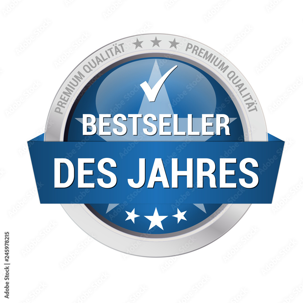 blaues Gütesiegel für Bestseller des Jahres blaues Gütesiegel für Bestseller des Jahres
