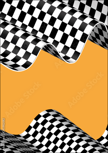 Racing Background Flag.