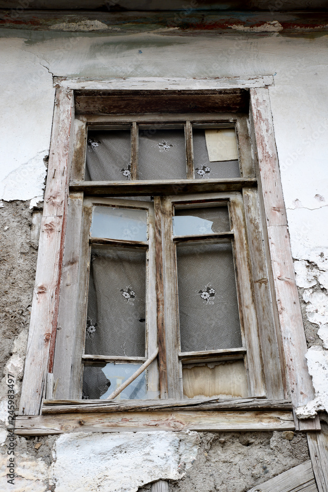 window in an old house window in an old house