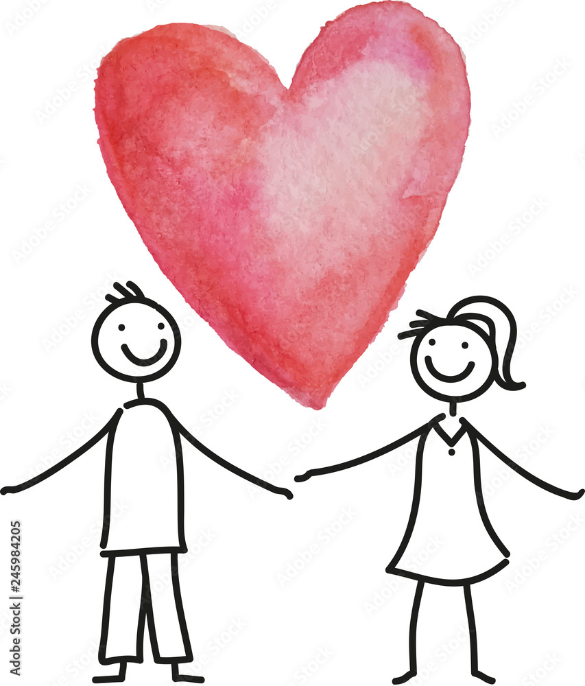 Sweet couple in love. It is romantic. Happy Valentine! Sweet couple in love. It is romantic. Happy Valentine!