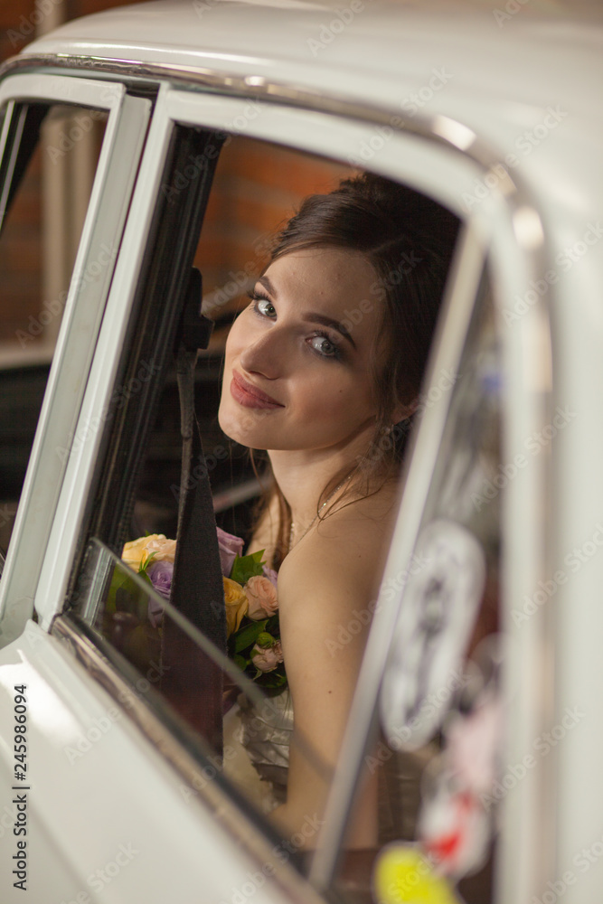 honeymoon trip. the bride at the honeymoon trip. the bride at the