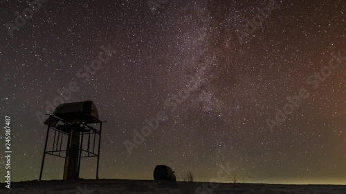 Geminids meteor shower 2018 timelapse photo