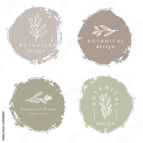 Botanical Design Logo Templates