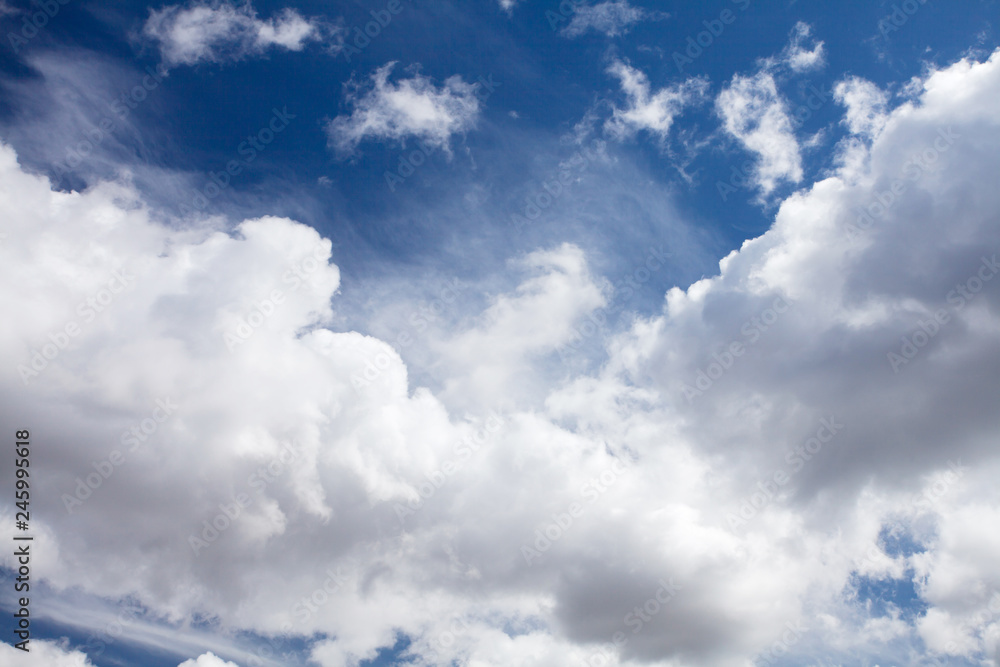 Blue sky and clouds Blue sky and clouds
