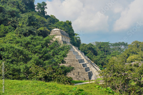 The Temple of the Inscriptions  of Palenque,  Mexico photo