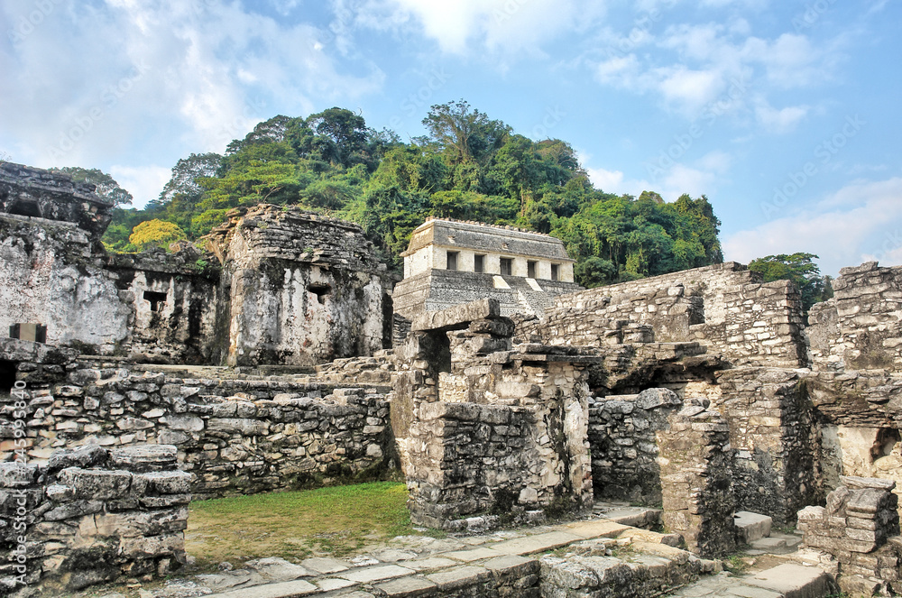 The Palace Observation Tower in the Palace of Palenque
