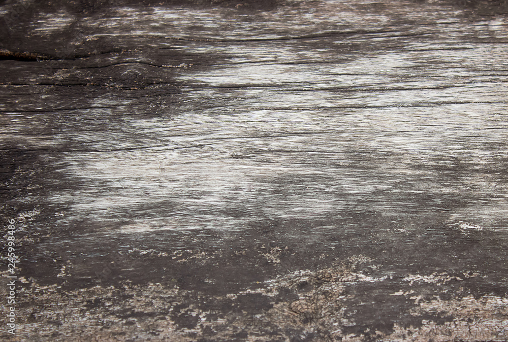 Obraz premium Old wood background with copy space, Closeup