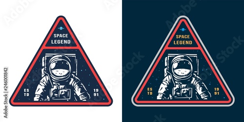 Colorful space label