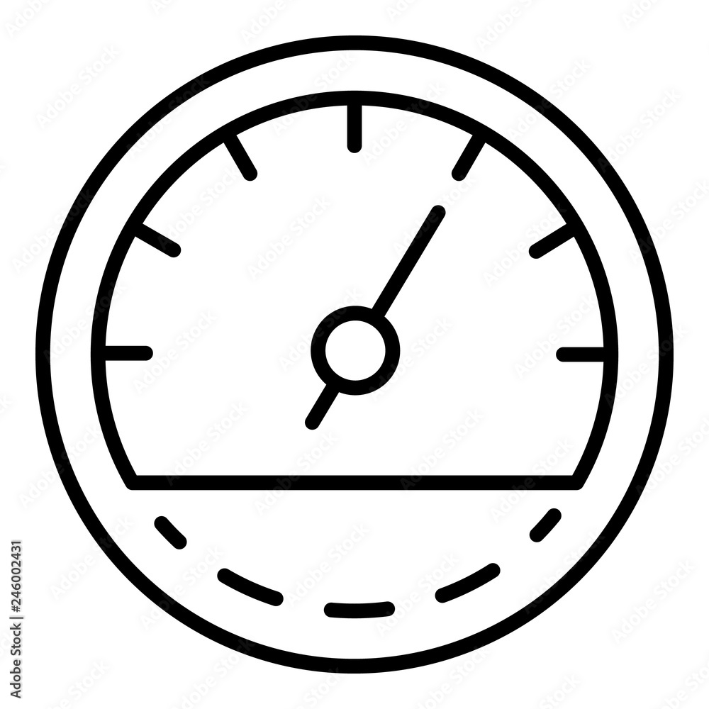 Car fuel odometer icon. Outline car fuel odometer vector icon for web design isolated on white background Car fuel odometer icon. Outline car fuel odometer vector icon for web design isolated on white background