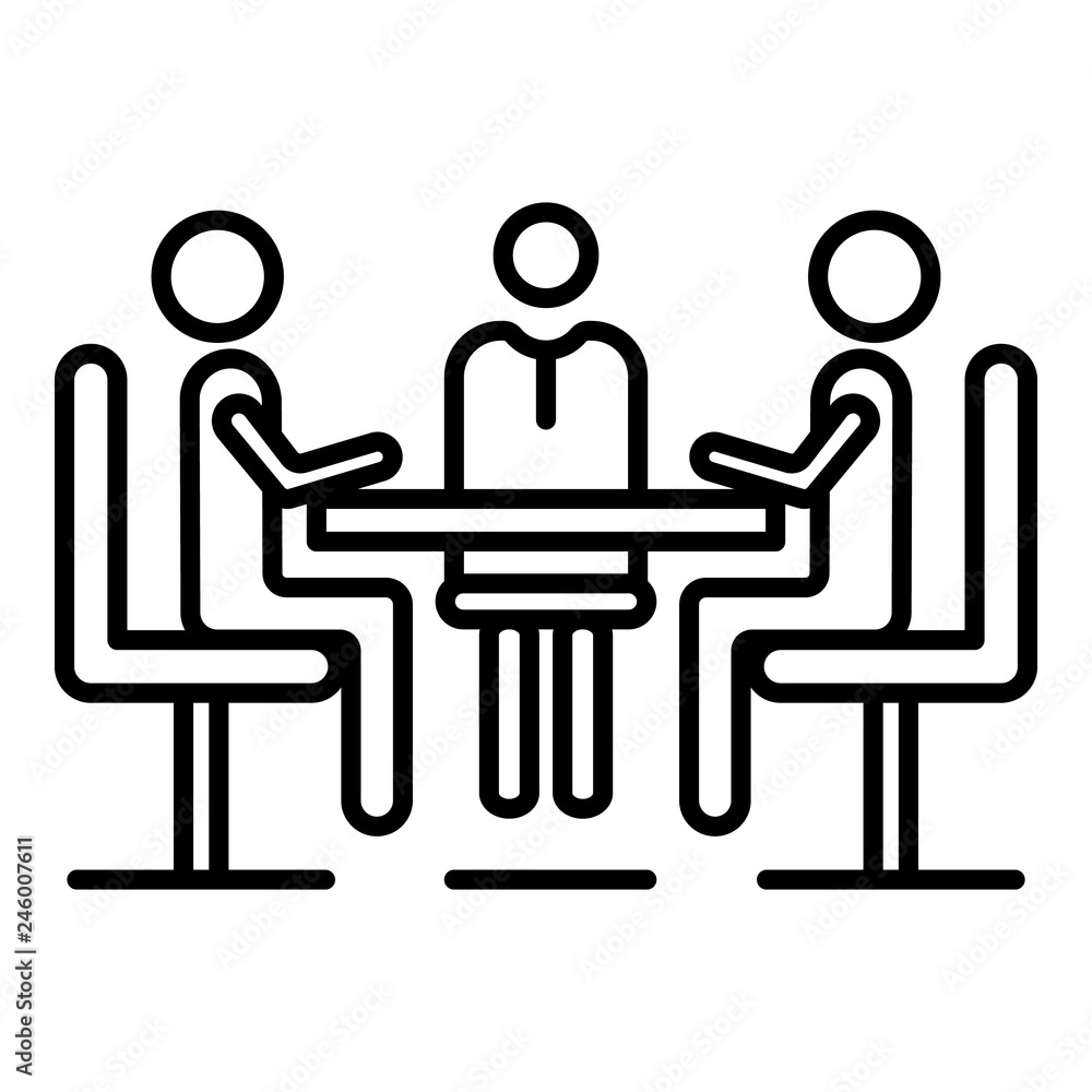 Teamwork people collaboration icon. Outline teamwork people collaboration vector icon for web design isolated on white background Teamwork people collaboration icon. Outline teamwork people collaboration vector icon for web design isolated on white background
