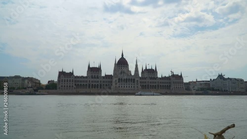 Front view of Budapest Parliament