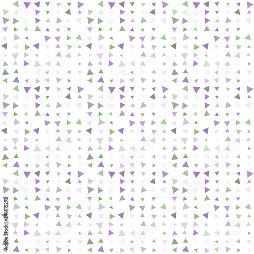 Abstract seamless pattern background with multi-colored varied triangles.