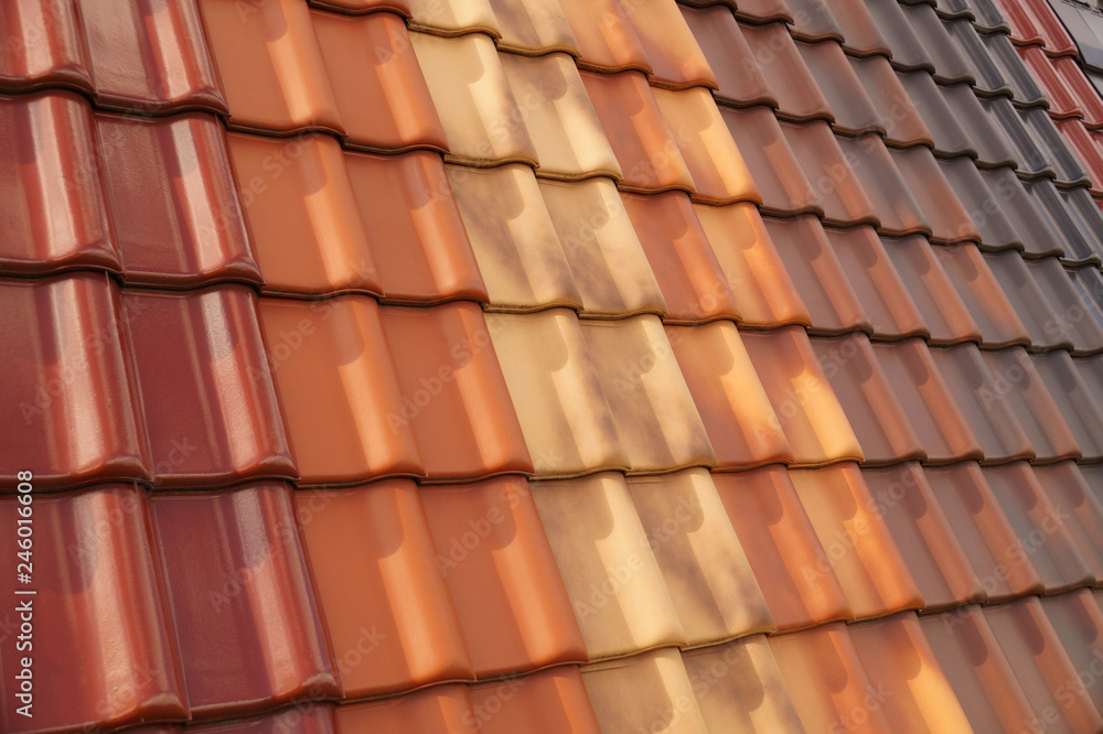 A classic ceramic tiles in different shape and color. Very durable roof cover. A classic ceramic tiles in different shape and color. Very durable roof cover.